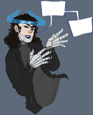 Half body flat colors